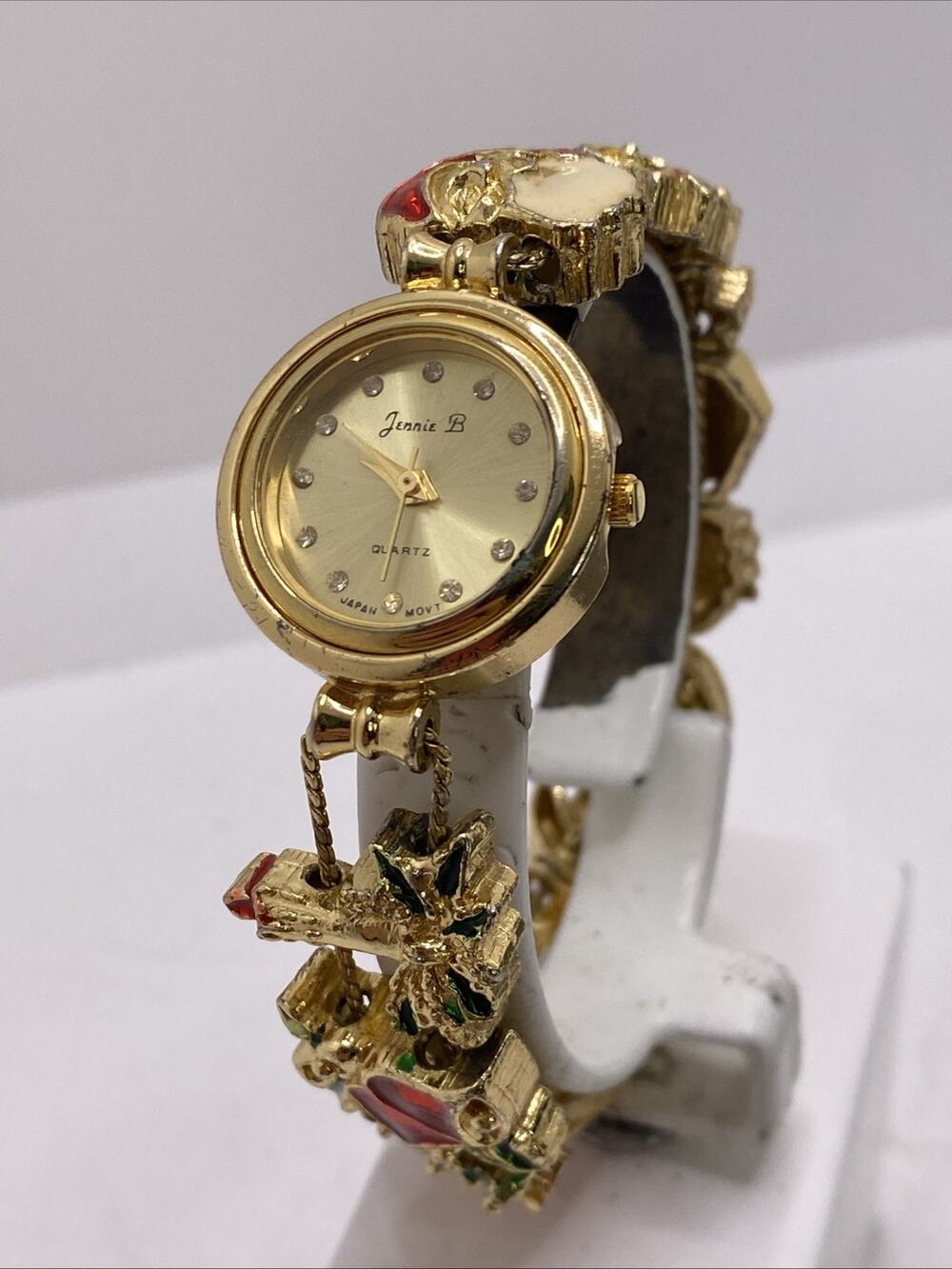 Vintage Jennie B Christmas Watch Works New Battery